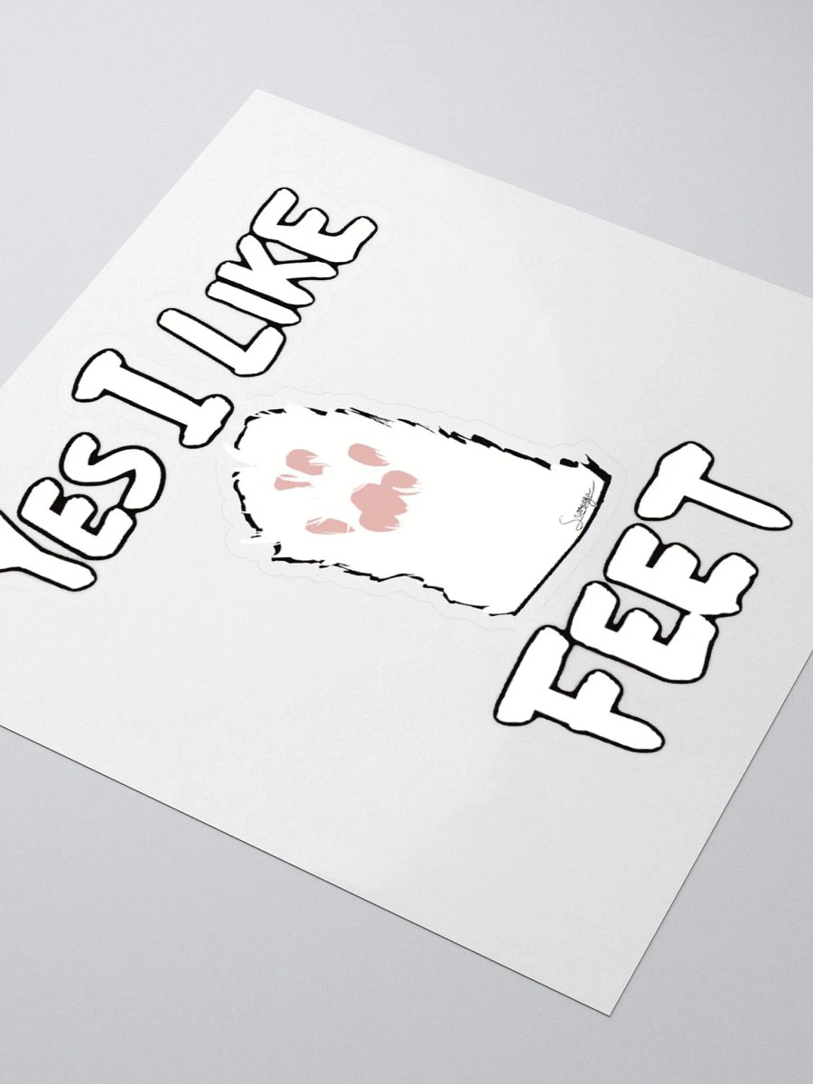 I LIKE FEET Kiss Cut Stickers product image (3)