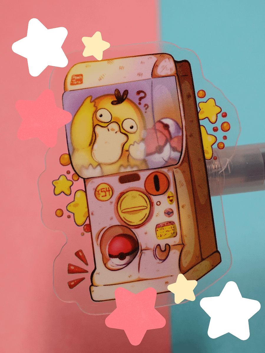 Gashapon Psyduck 🦆 (Clear) product image (2)
