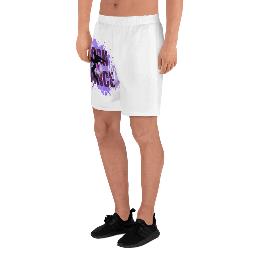 Born to Dance His Silhouette Splash Athletic Shorts product image (7)
