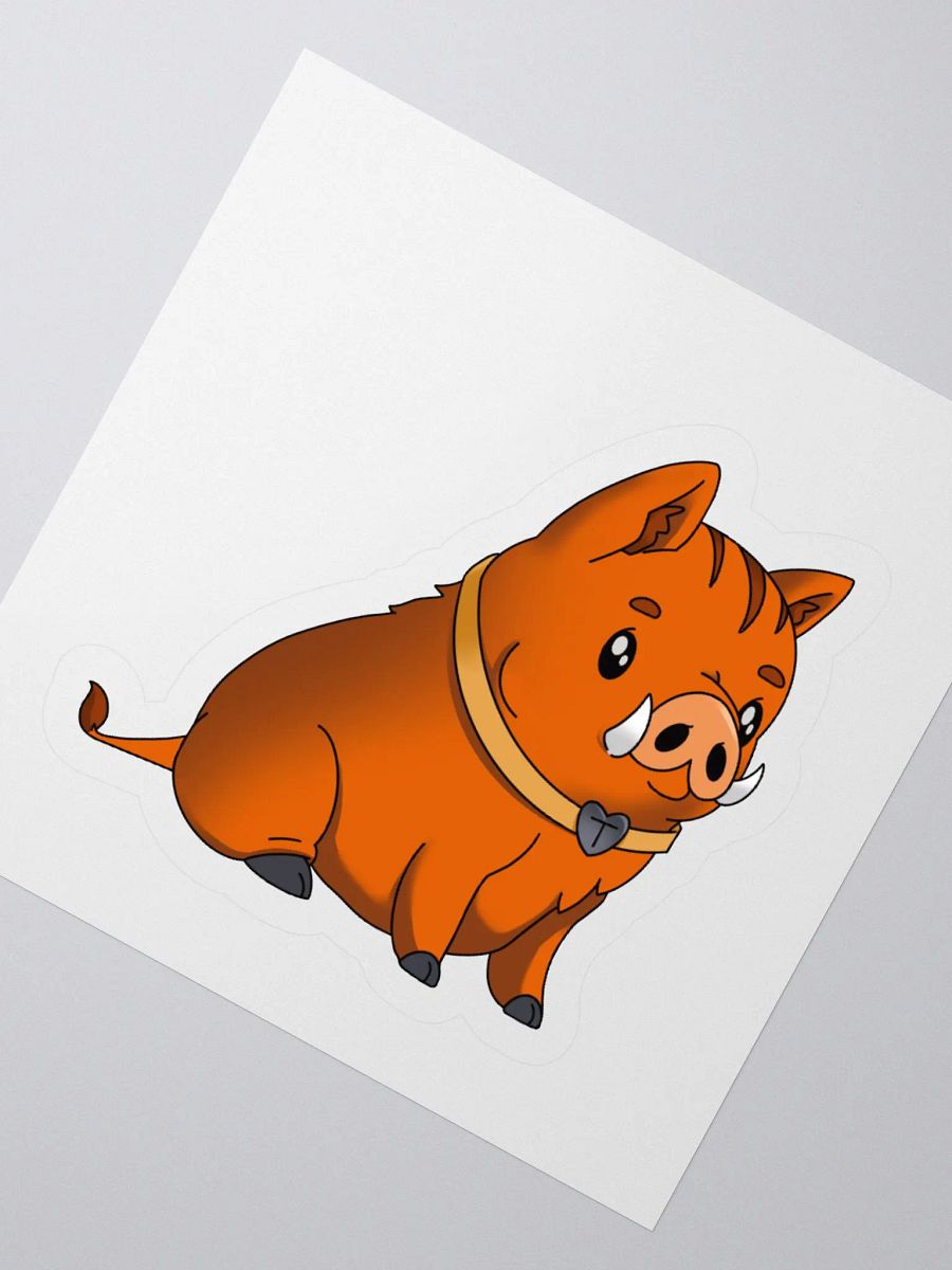 Tabasco the Boar Kiss Cut Sticker product image (12)
