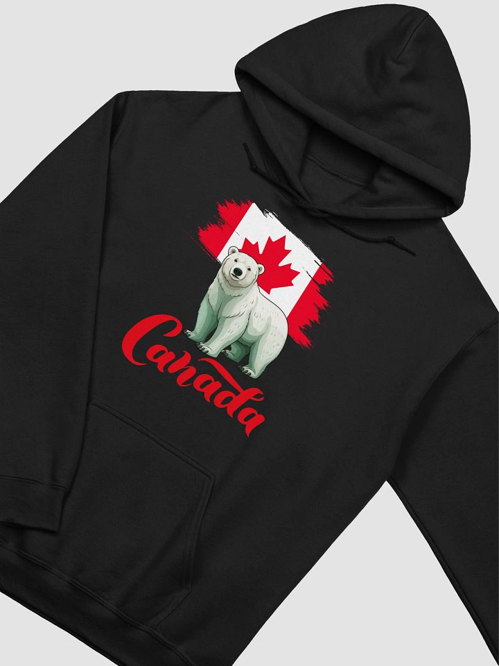 Canadian Flag Polar Bear Hoodie product image (2)