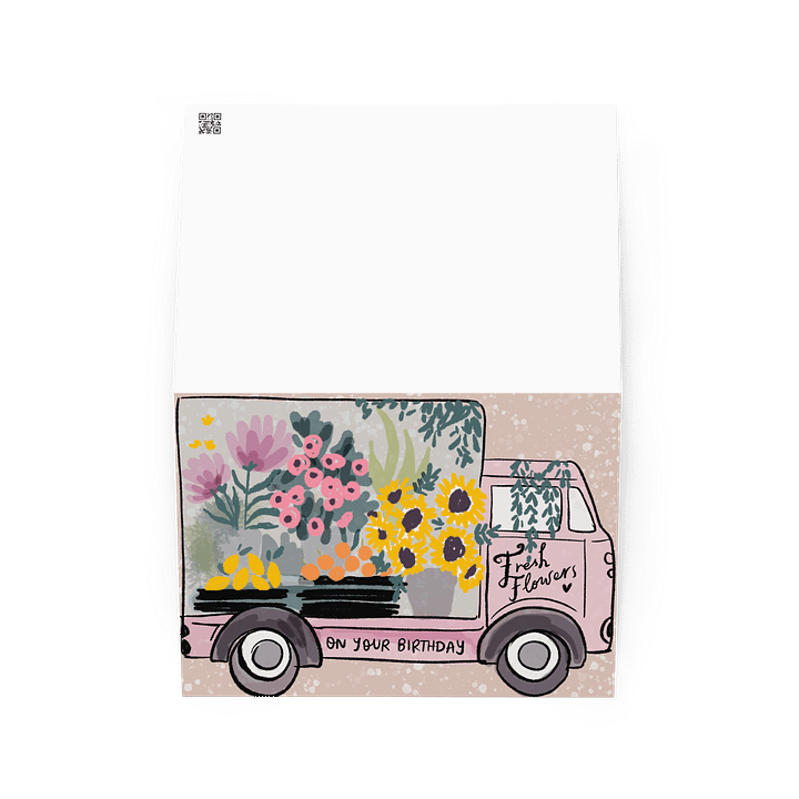 Fresh Flowers Birthday Card product image (5)