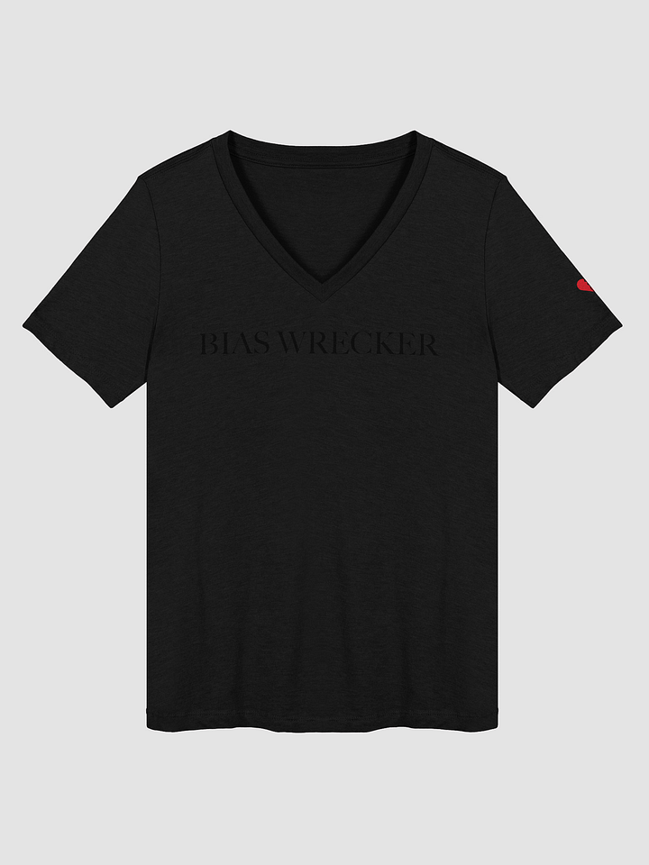 Bias Wrecker Blackout Women's V-Neck T-Shirt product image (1)