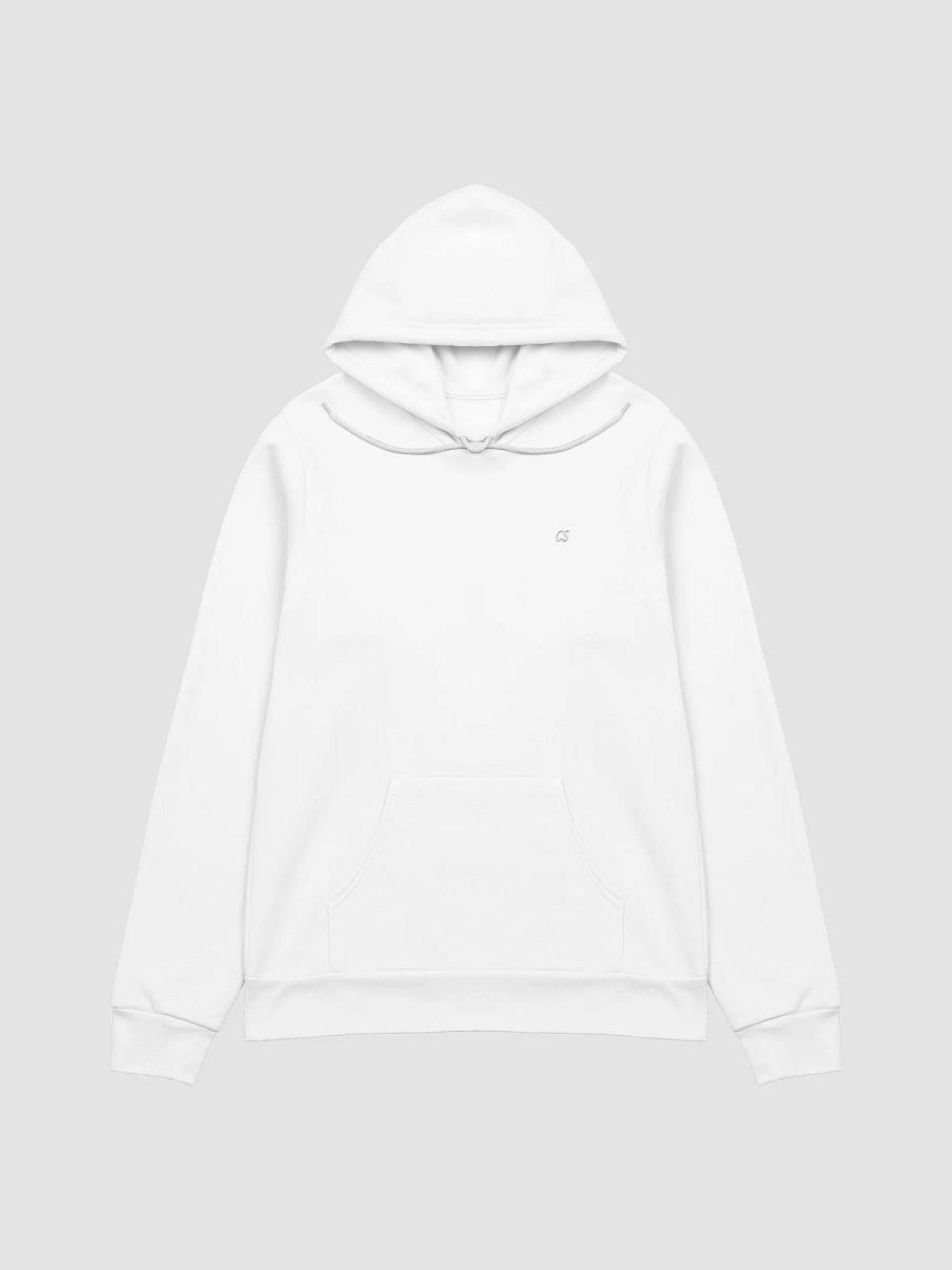 CS White On White Hoodie product image (1)