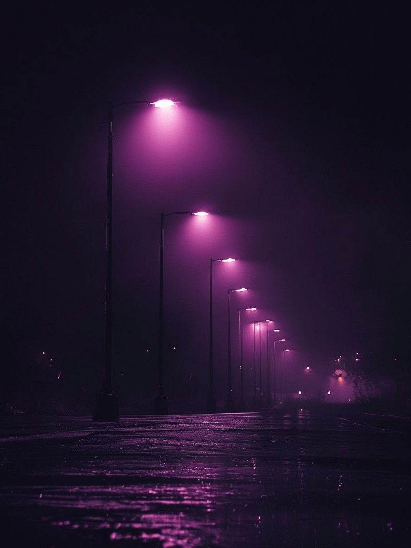 Purple Haze Pathway Framed Poster product image (1)