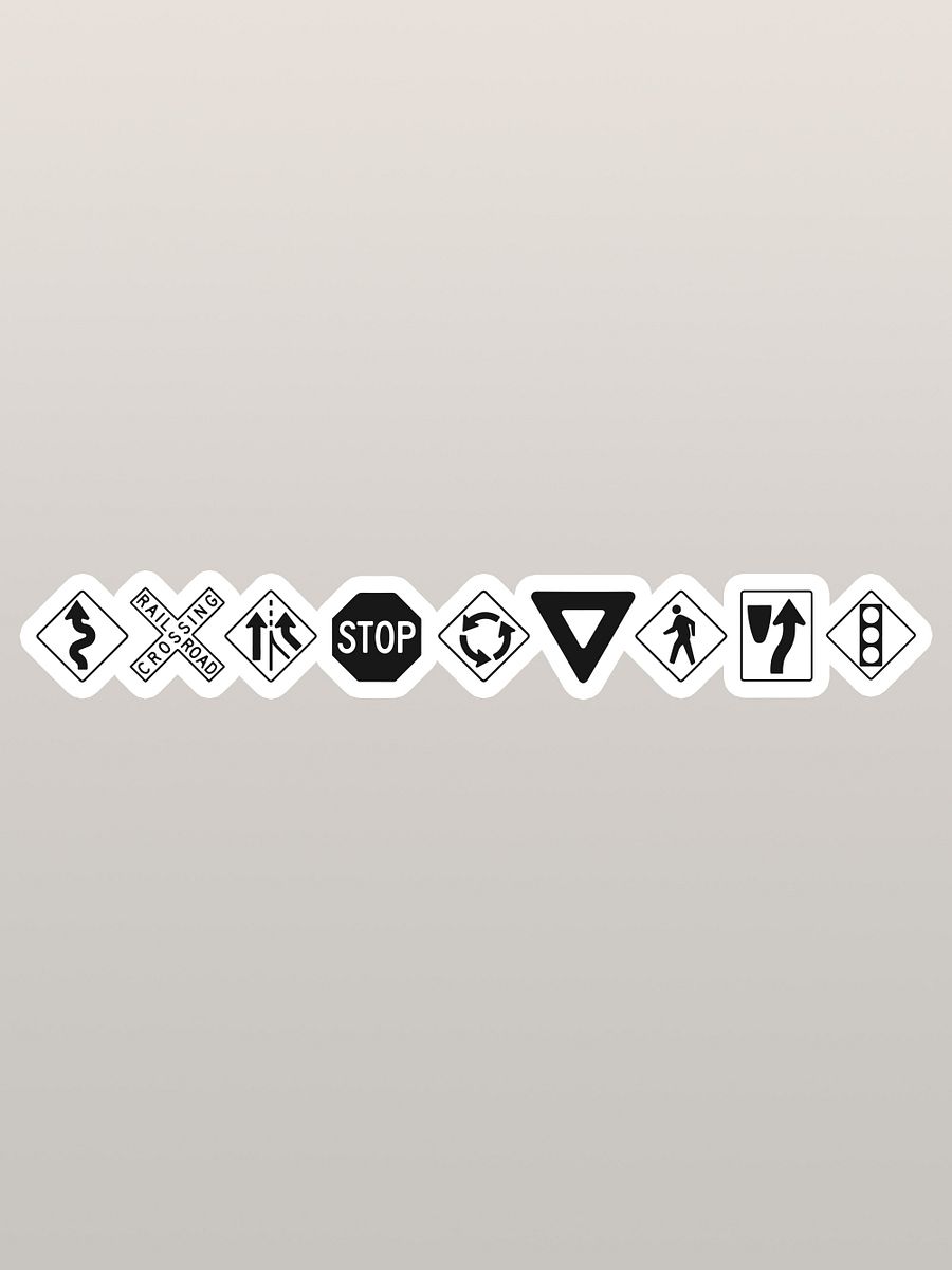 Road Signs Sticker product image (1)