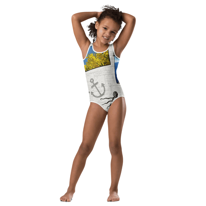 Sea design - Children's swimsuit (girls) product image (2)