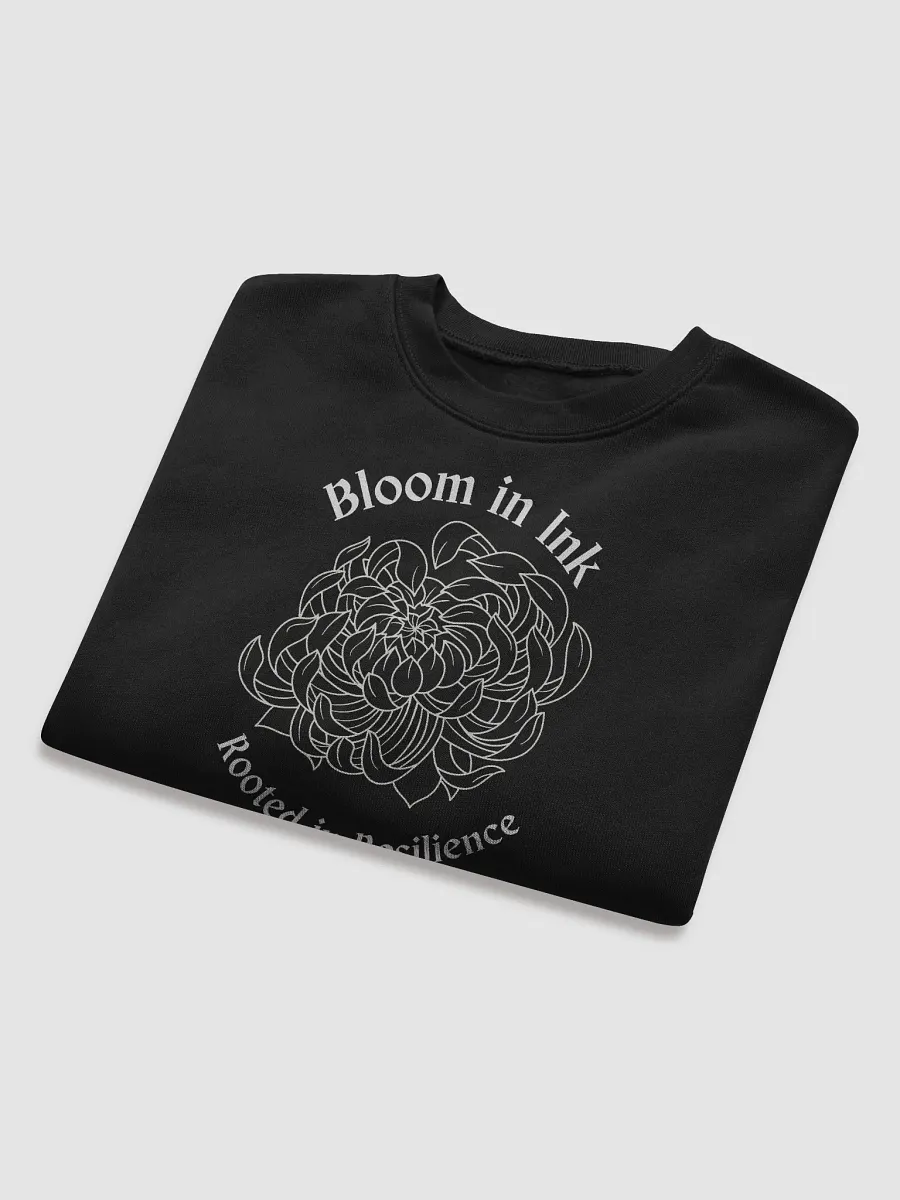 "Bloom in Ink" Peony Cropped Sweater product image (8)