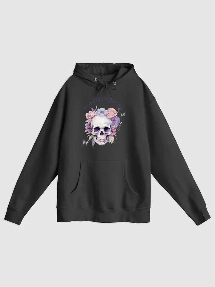 Decaying Beauty Floral Skull Hoodie product image (2)