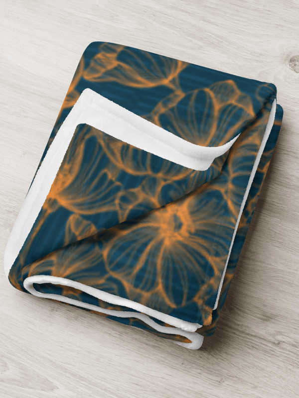 Dark Romantic Floral | Throw Blanket product image (3)