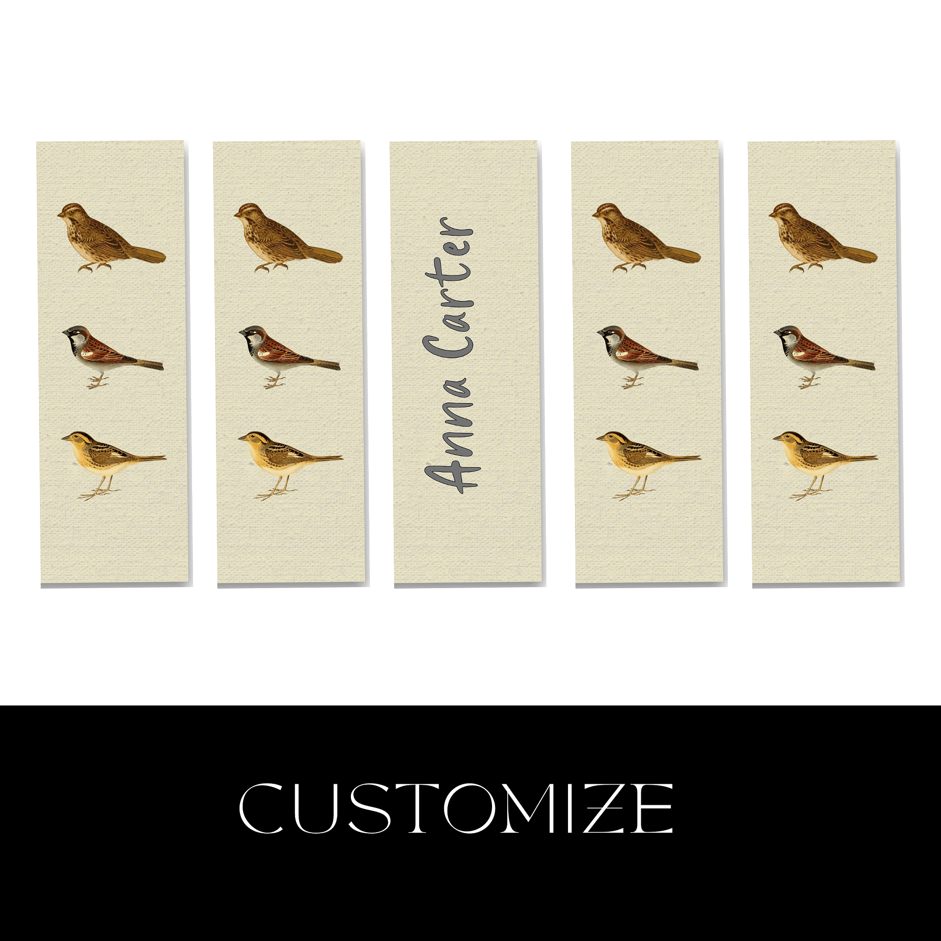 Sparrow Bookmark product image (3)