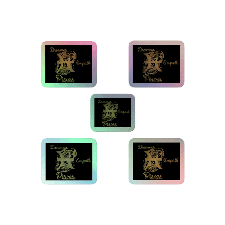 Pisces, Dreamer Empath, Holographic Sticker Pack product image (2)