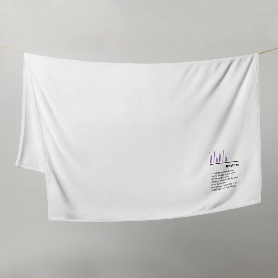 rhythm blanket - purple line product image (5)