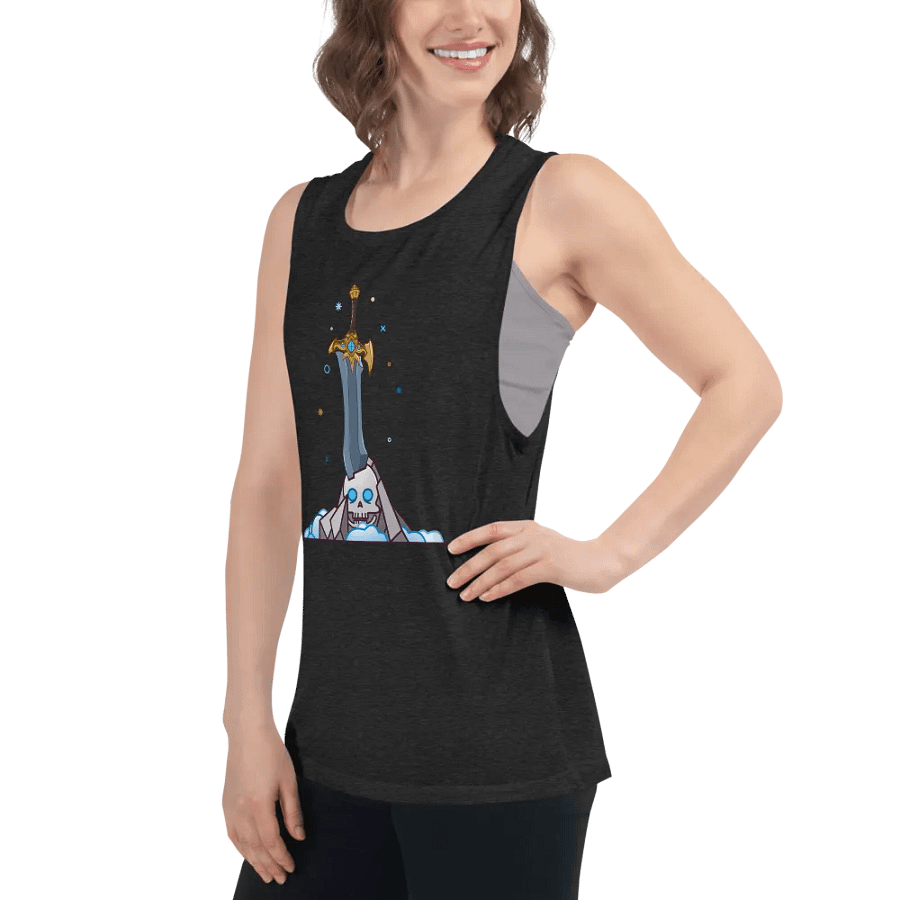 Sword in the Skull - Quel'Serrar Variation - Women's Style Muscle Tank product image (7)