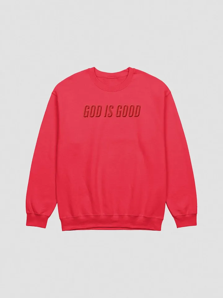 God is Good - Red Monochromatic Crewneck product image (1)