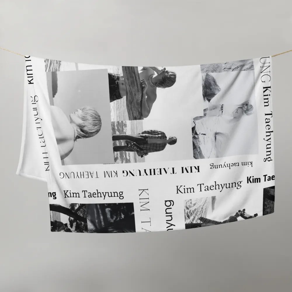 Kim Taehyung Throw Blanket product image (9)