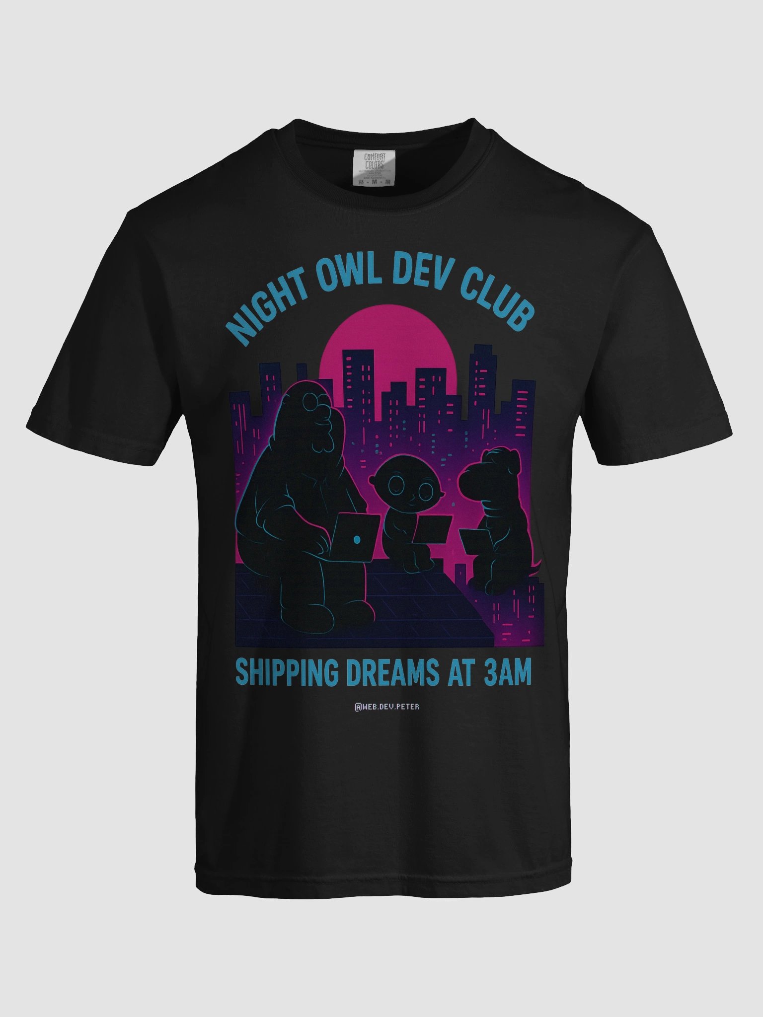 Night Owl Dev Club Tee product image (5)