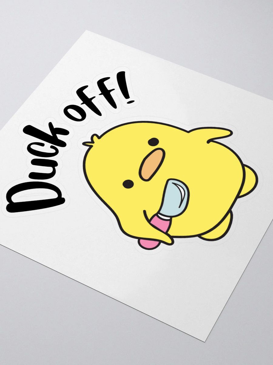 Duck Off Sticker product image (3)