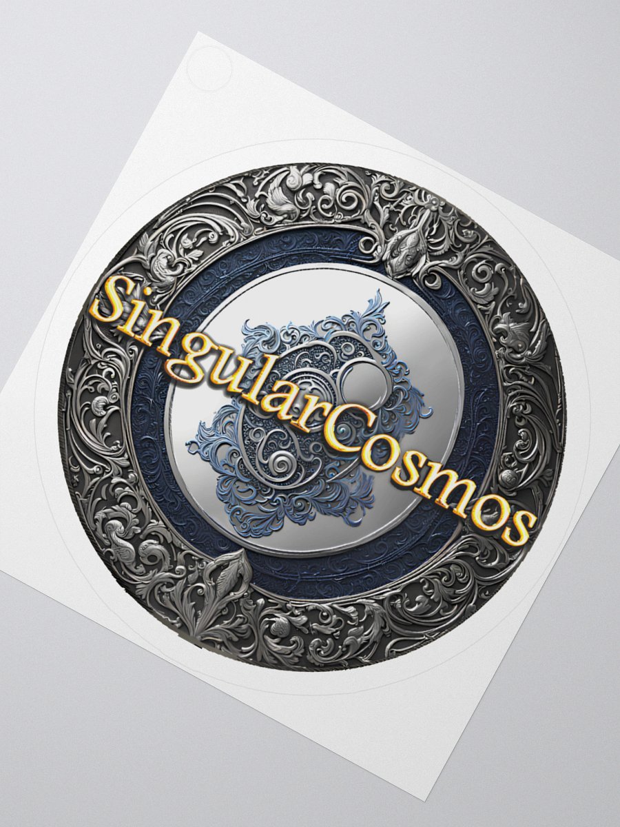 Singular Cosmos Kiss-Cut White Sticker product image (3)