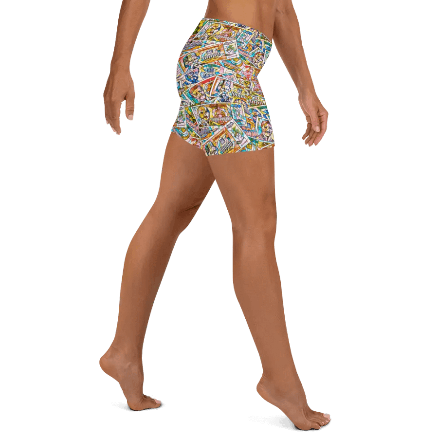 Jugoslovenski inflatorni dinar 1993 (Kolaž/mozaik) All-Over Print Shorts product image (4)