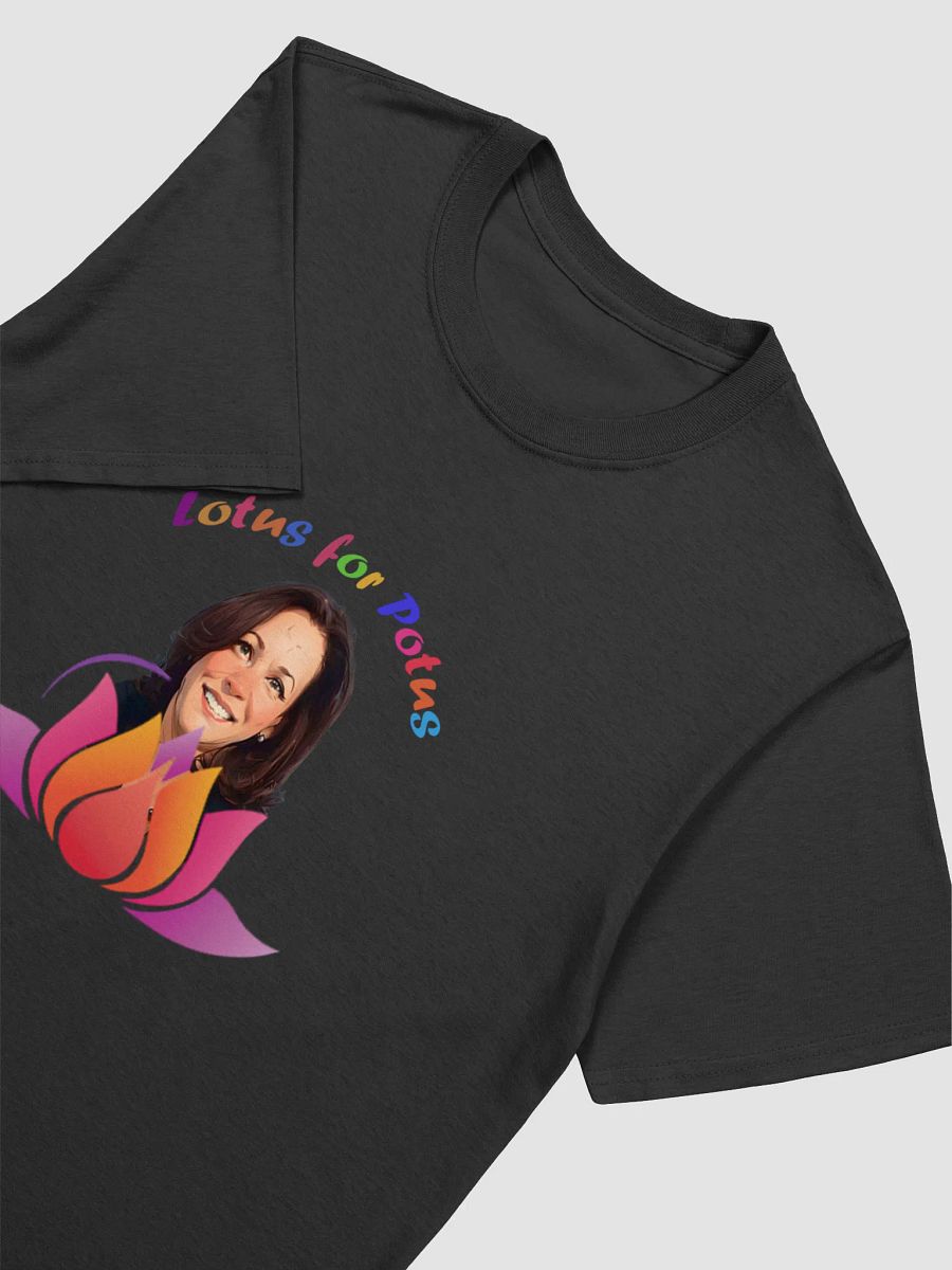 Kamala Harris Lotus Serenity Illustrated T-Shirt product image (17)