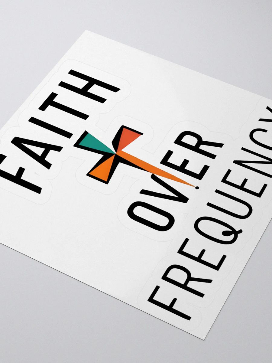 Faith Over Frequency Sticker product image (3)
