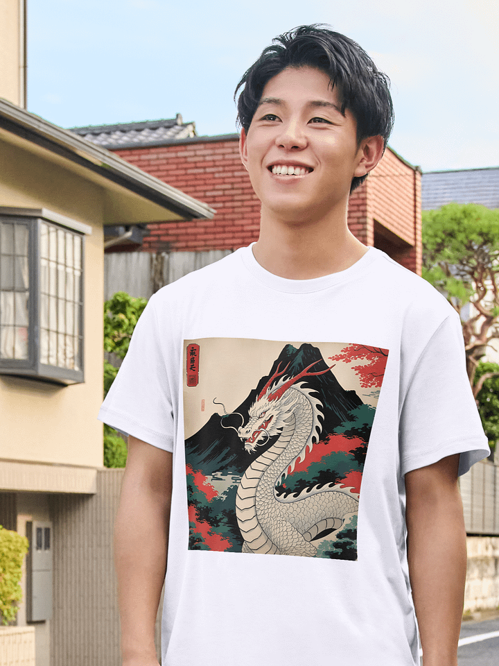 Ryoshin - Shiro no Ryū (White Dragon), Ancient Ryū Collection, T-Shirt, Front Design product image (110)
