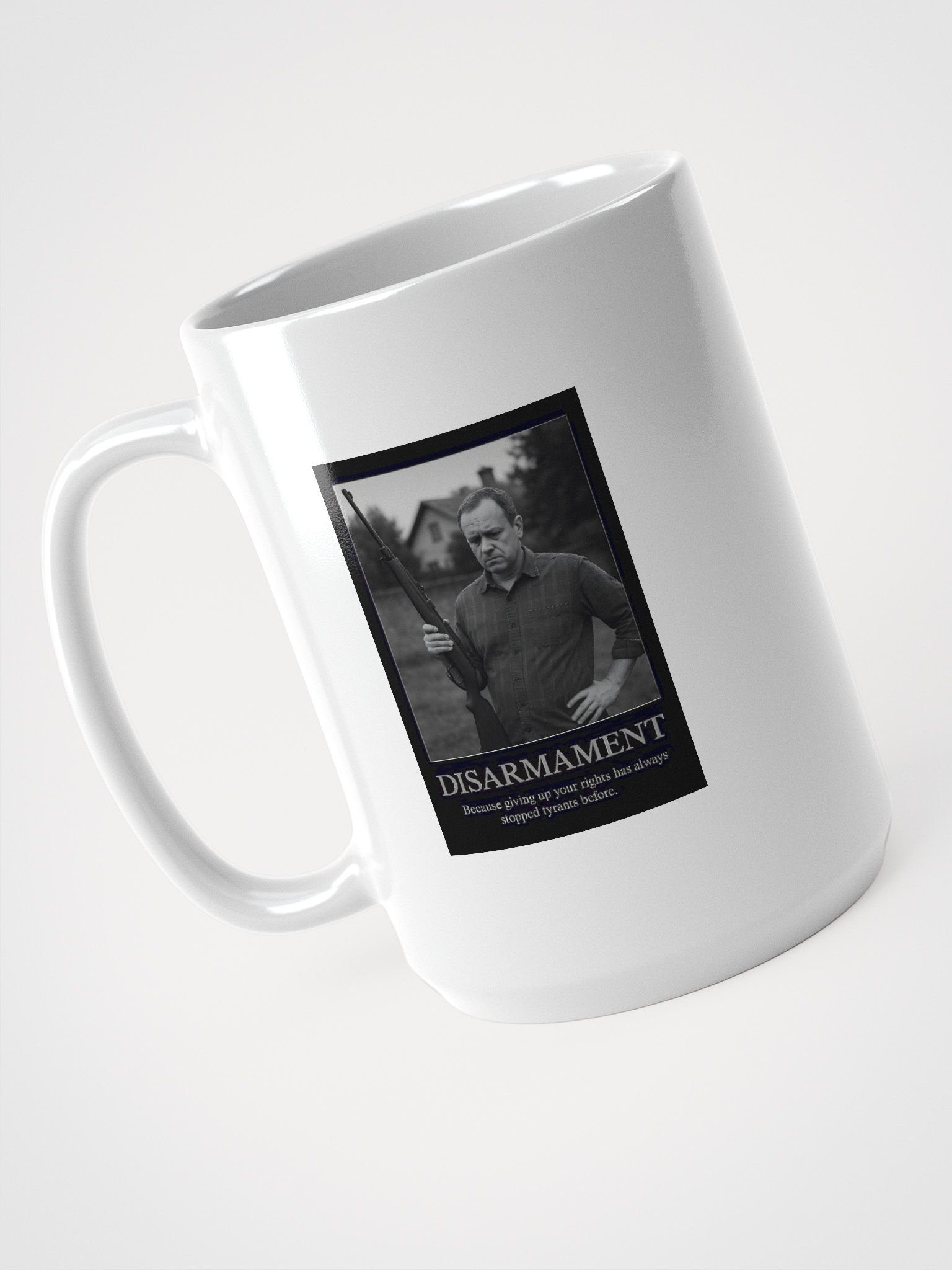 Disarmament Mug – Because every utopia starts with victims product image (4)