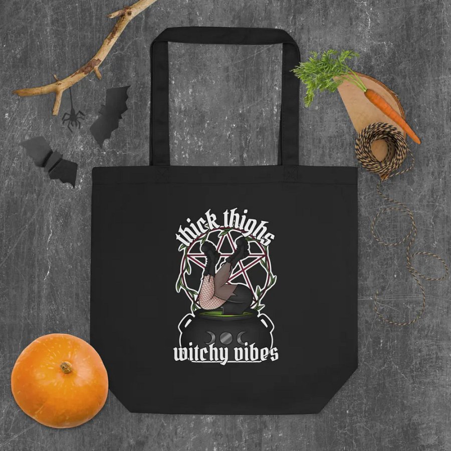 Thick Thighs Witchy Vibes Tote Bag product image (6)