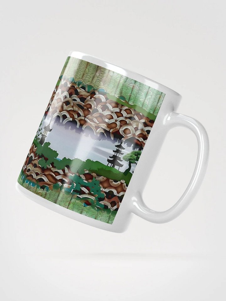 Zen Retreat White Glossy Mug product image (2)