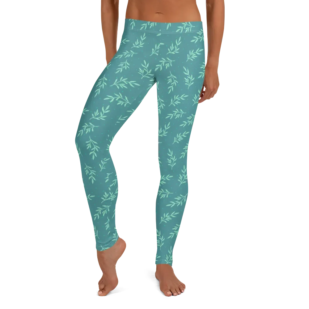Turq All-Over Print Leggings product image (10)