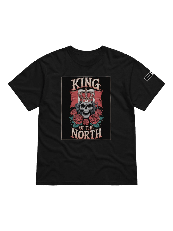 "KING OF THE NORTH" 100% cotton T-shirt product image (1)