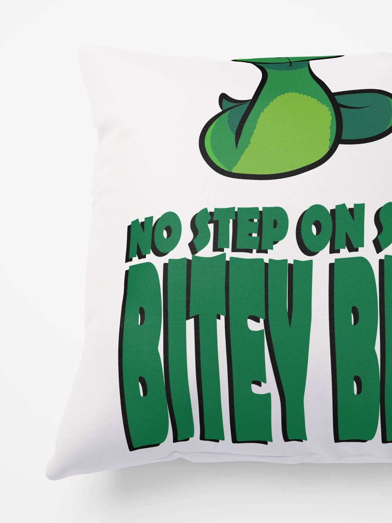 No Step on Snek Throw Pillow product image (4)