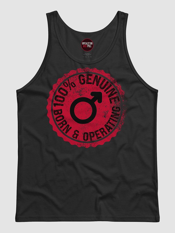 "100% Male" Pill Tank Top product image (1)