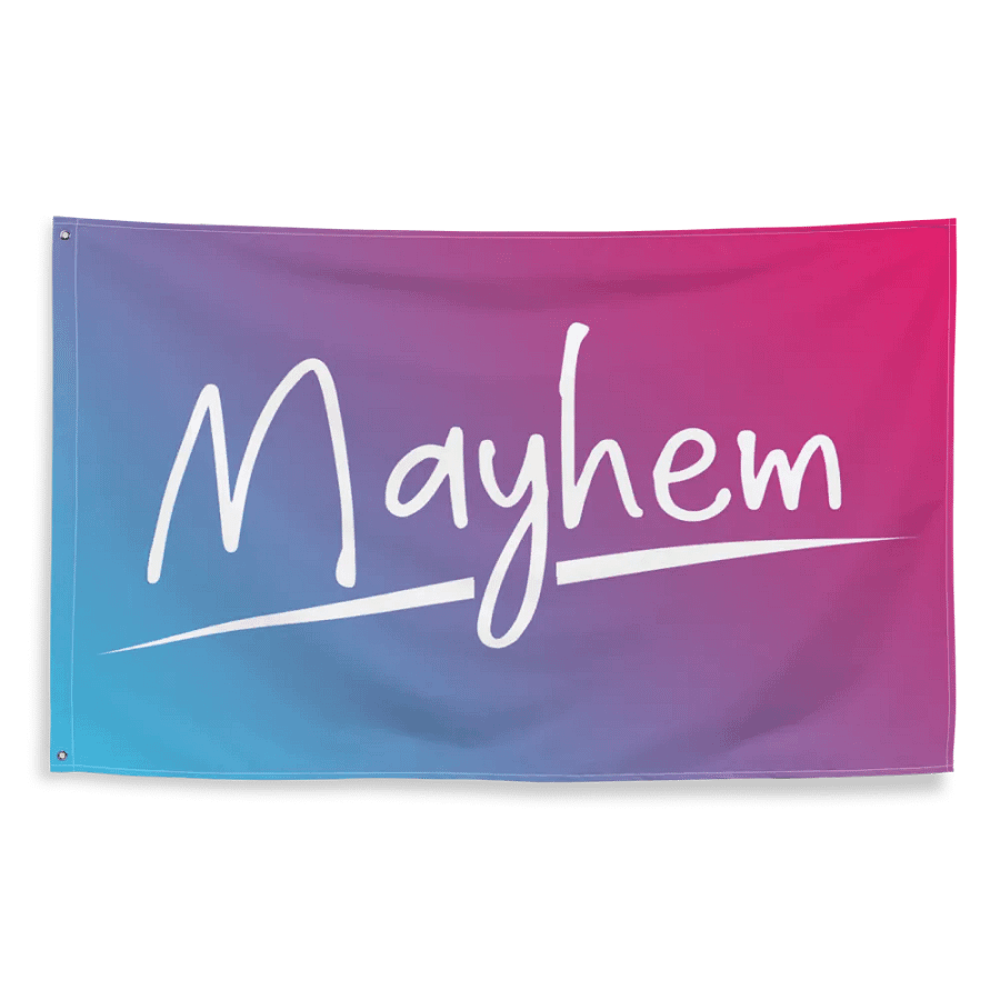 Mayhem Signature Flag product image (2)