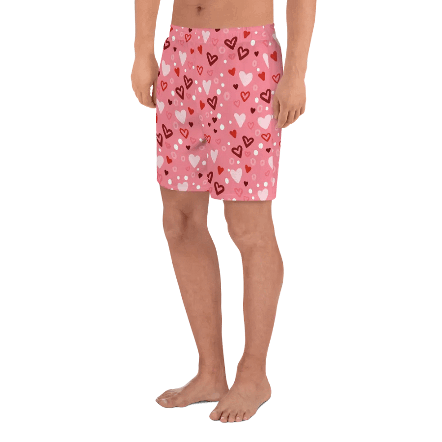 Heart Print Men's Shorts product image (4)