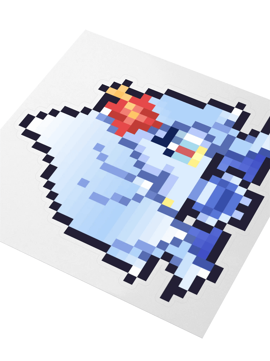 Pixel Shark - Sticker product image (3)
