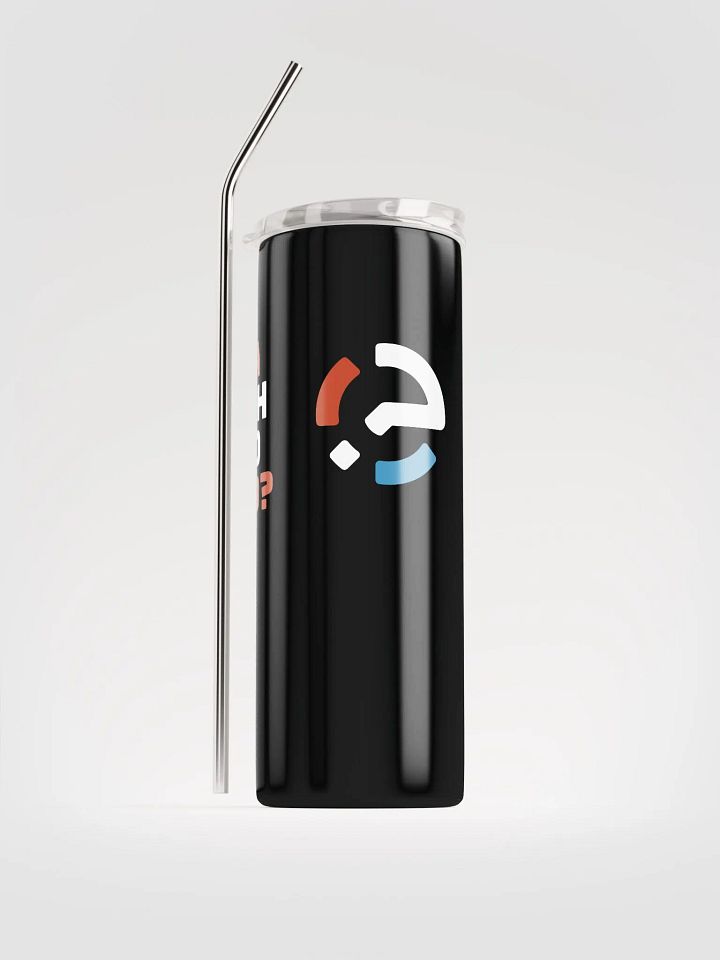 Q&A Tumbler Black - Yea God Hath Said product image (1)