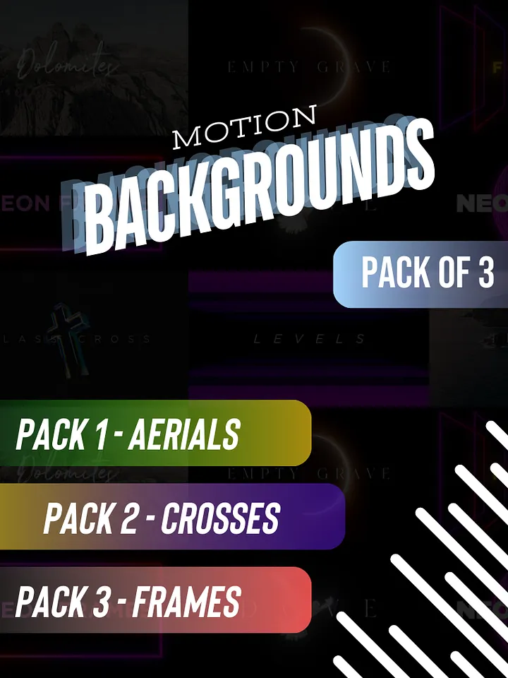 Motion Backgrounds - 3Pack product image (1)