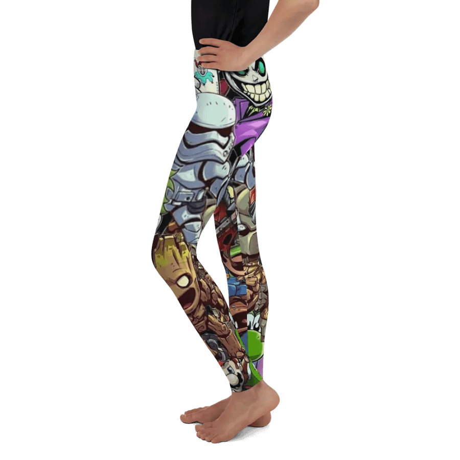 Kids Leggings – Villains Print for Edgy & Dramatic Style product image (9)