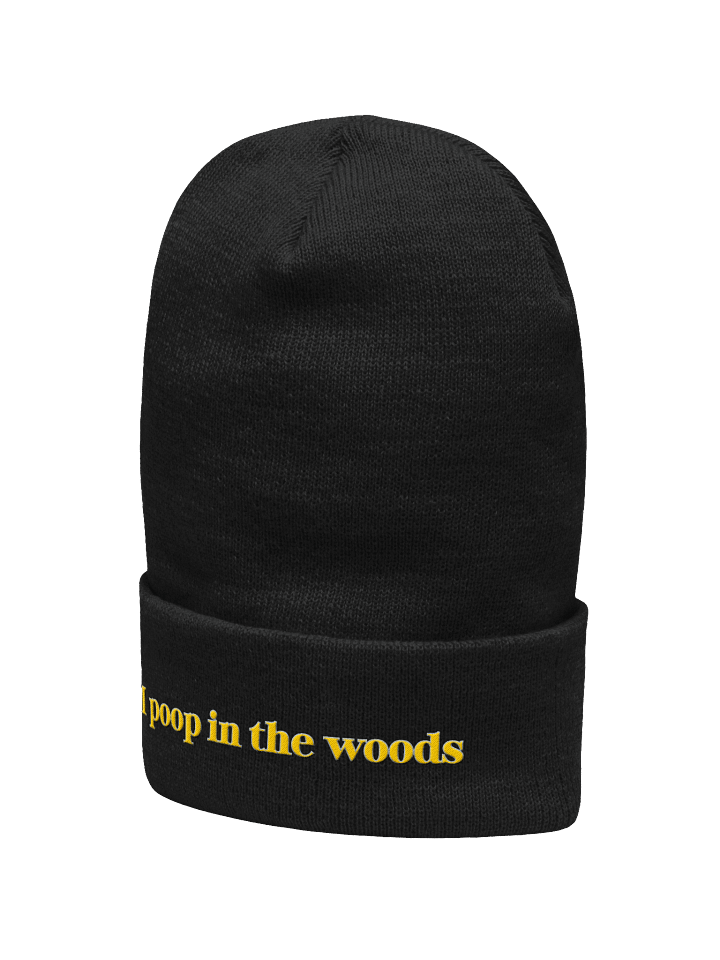 Embroidered I poop in the woods Beanie product image (8)