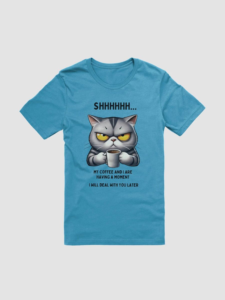 Fierce Coffee Cat T-Shirt – Morning Warrior's Essential Tee product image (1)
