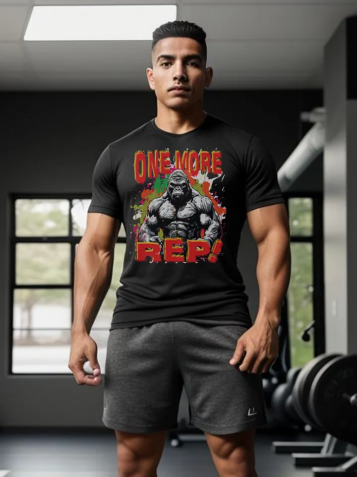 One More Rep Gorilla Fitness Gym Bodybuilding Weightlifting product image (2)