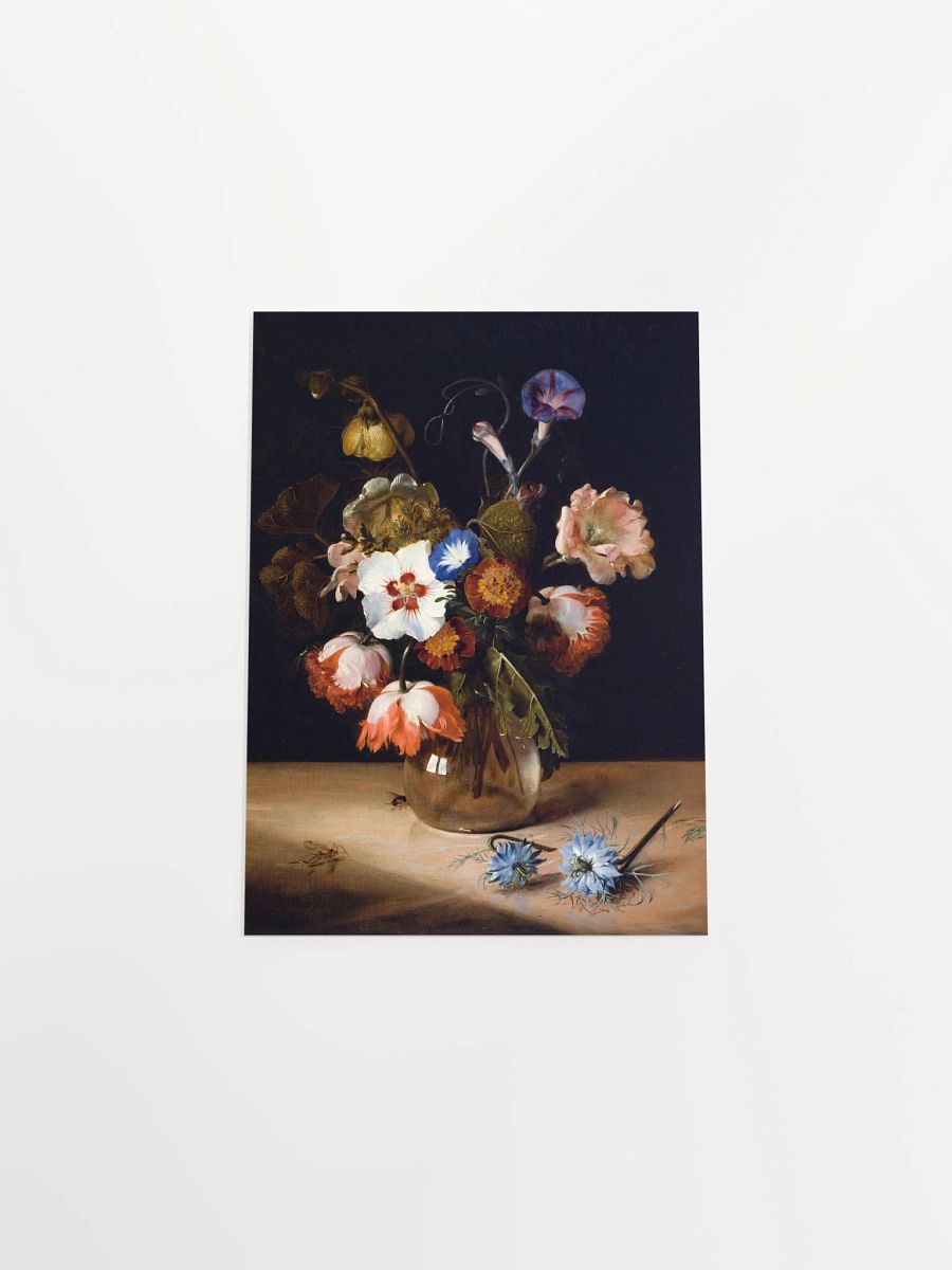 Flowers in a Glass Vase (1671) – Poster Print product image (20)