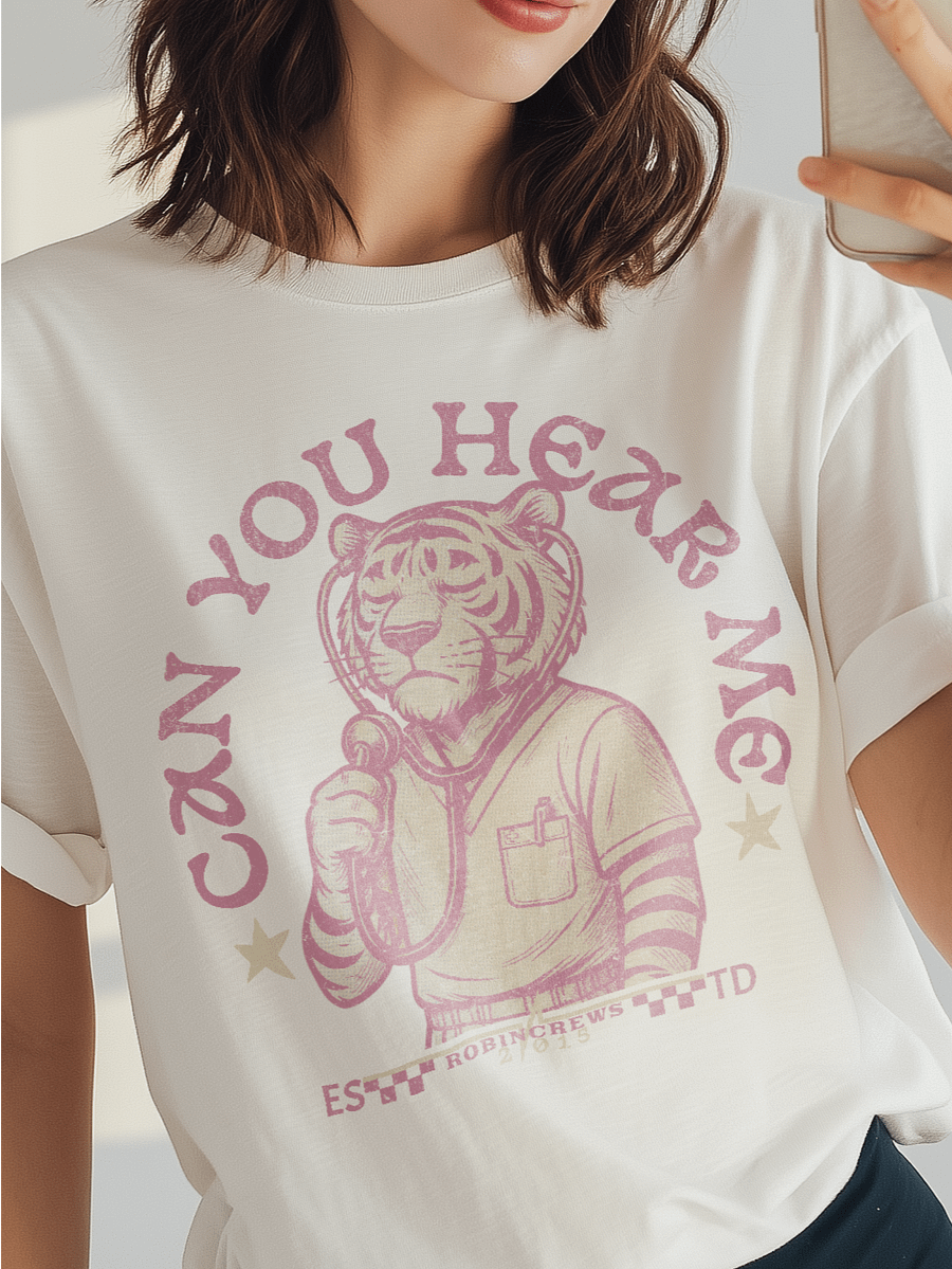 Can You Hear Me Funny Nurse Shirt product image (97)