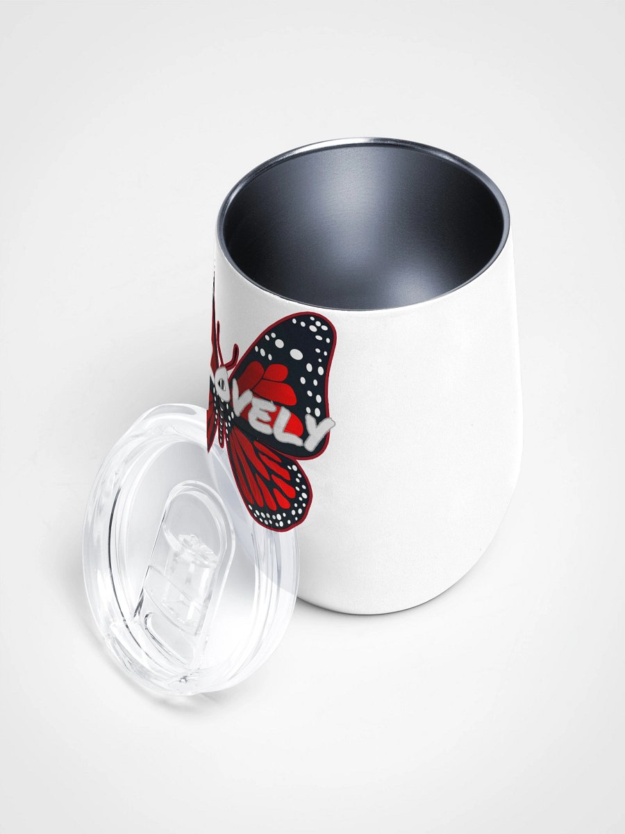 Be Lovely Butterfly Wine Tumbler product image (3)