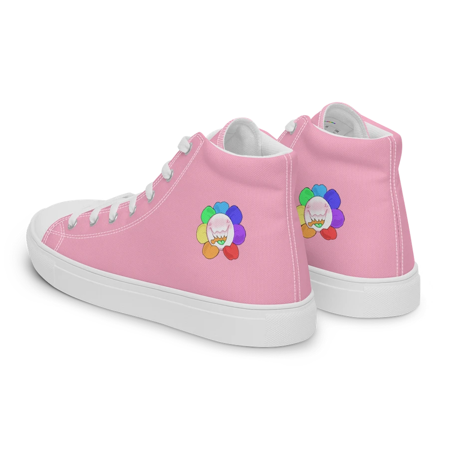 Pastel Pink and White Flower Sneakers product image (4)