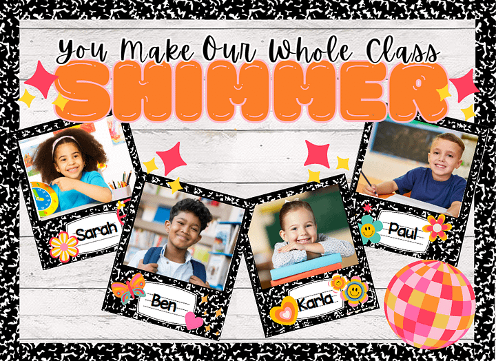 Swifty Shimmer Bulletin Board Digital Download product image (1)