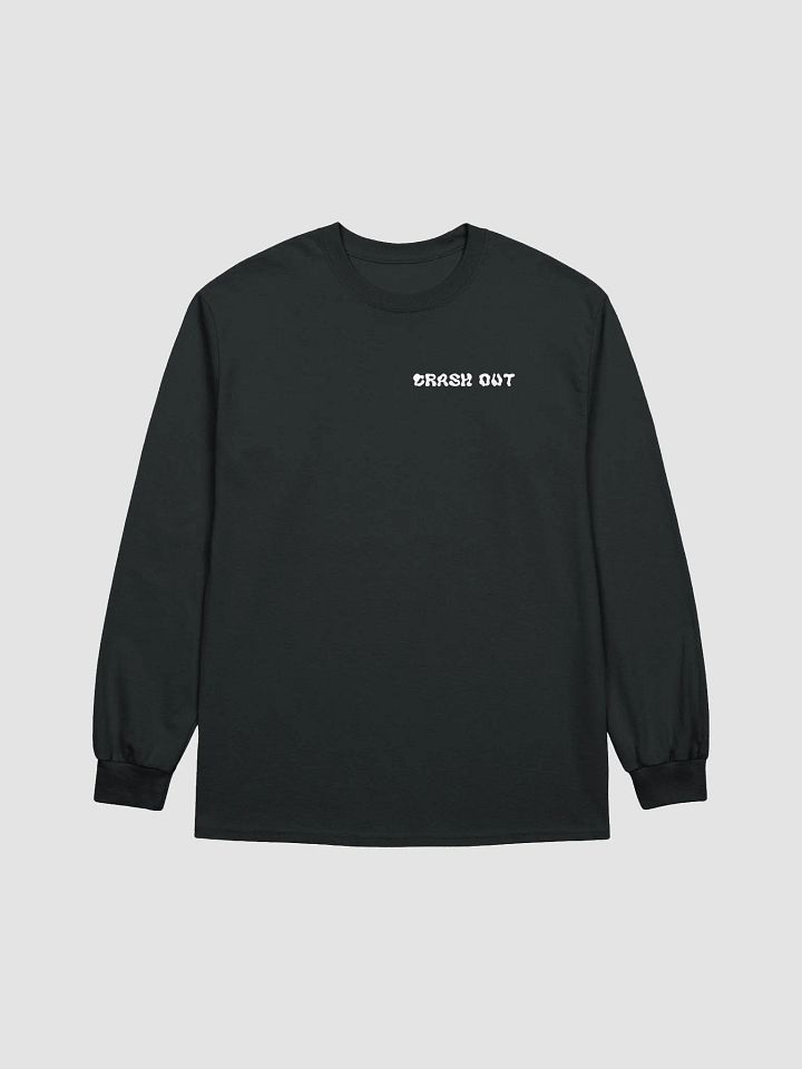 CRASH OUT LONG TEE (WHITE) product image (2)
