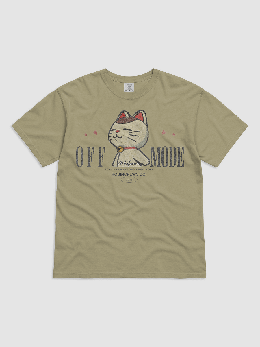 Off Mode Cat T Shirt Relaxed Graphic Tee product image (6)